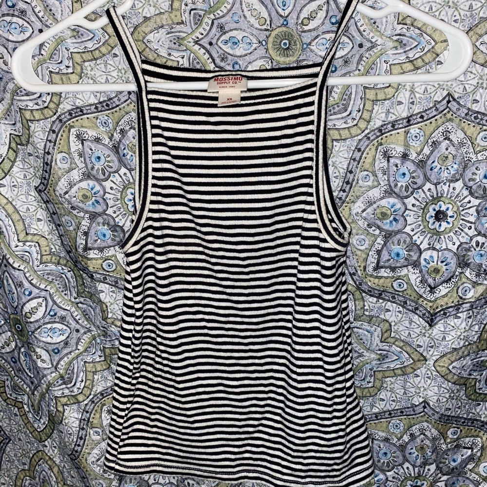 striped tank top